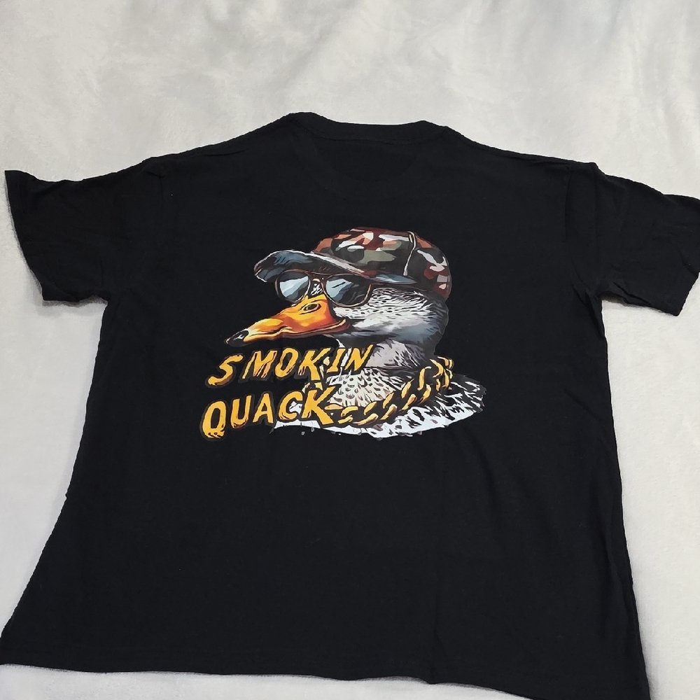 🦆 Camo Smokin Quack / Straight Up Southern T-shirt Sz Xl 🦆